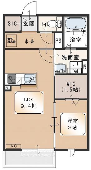 エルメゾン小手指 B棟の間取り