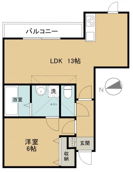 アメリカンリバティー小手指Ⅱの間取り