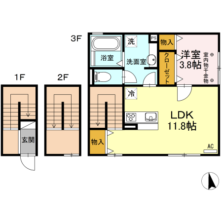 YEBISU(エビス) IIの間取り