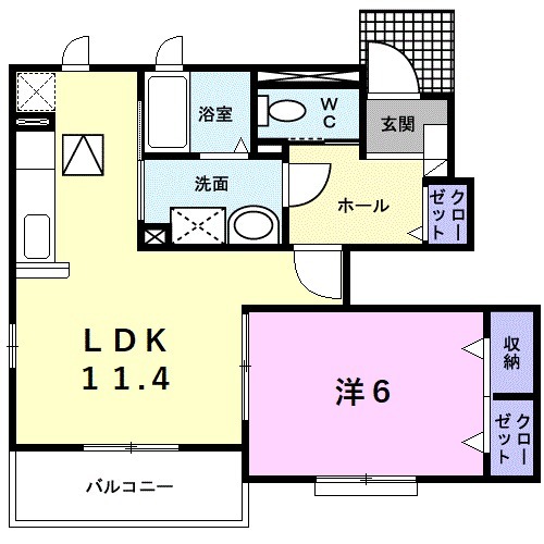 レインボーヒルズⅡの間取り