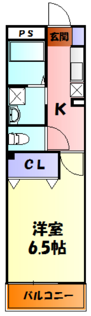 レベアス大和の間取り