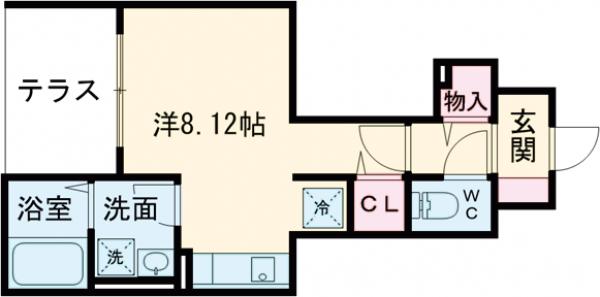 アンジュール西小岩の間取り