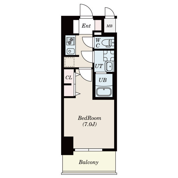 S-RESIDENCE上飯田駅前の間取り