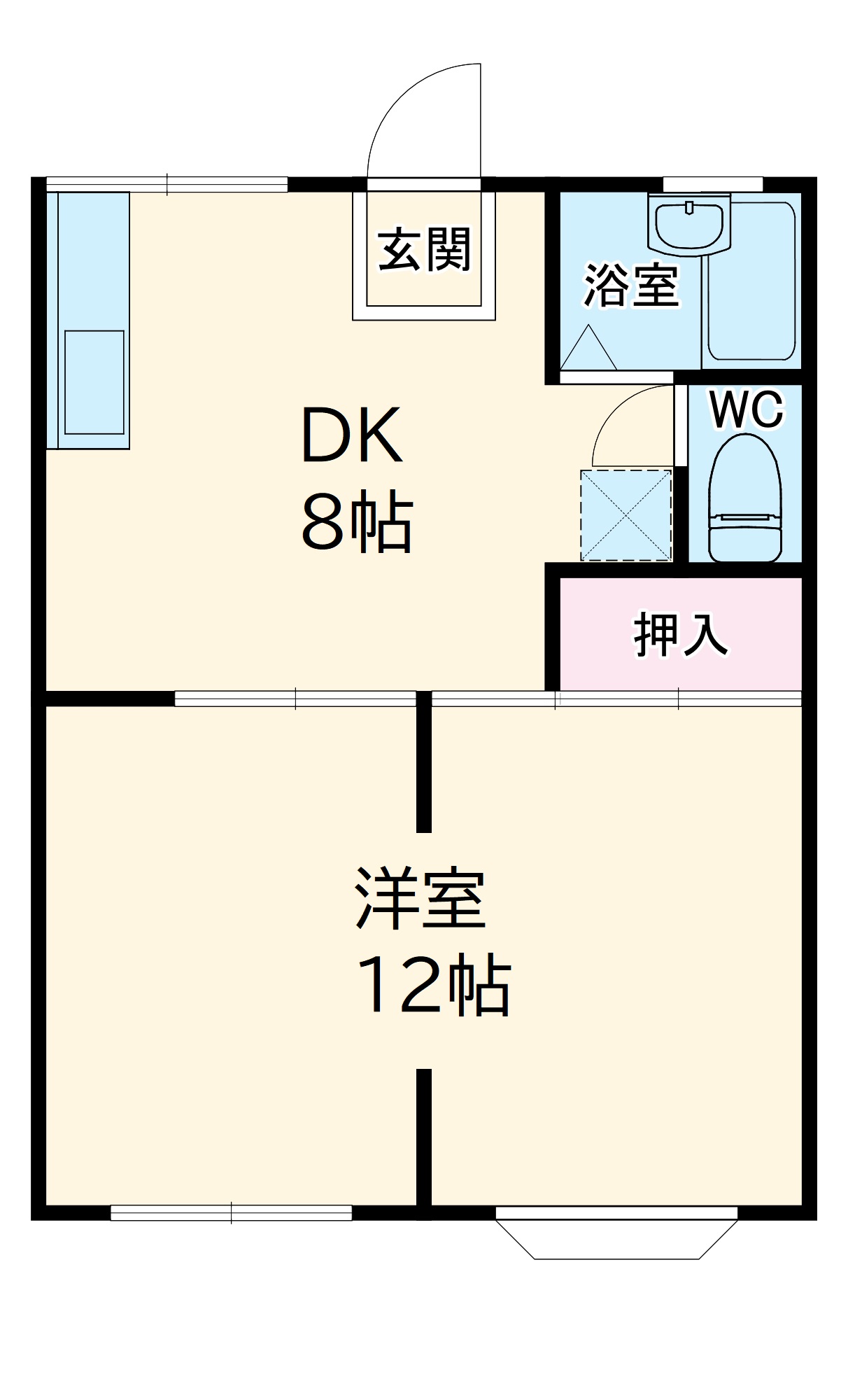 ウェル湘南Ⅱの間取り