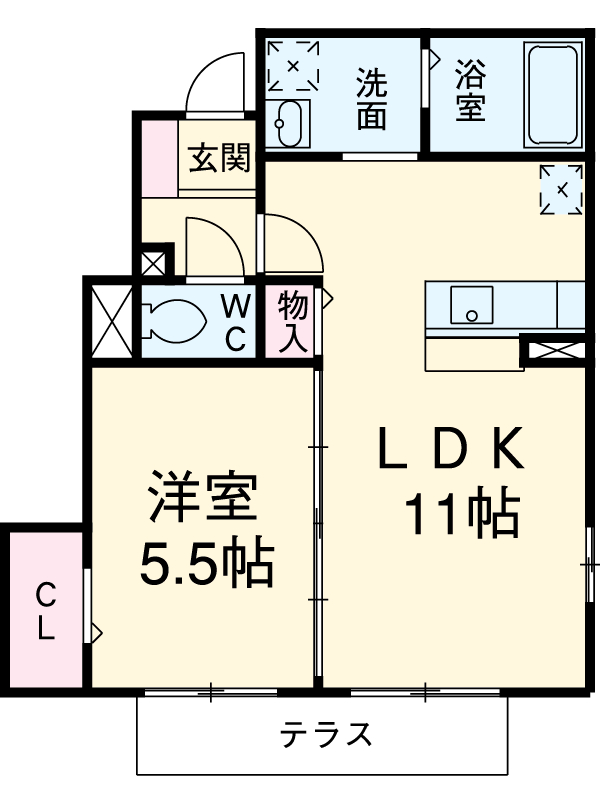 プリムローズの間取り