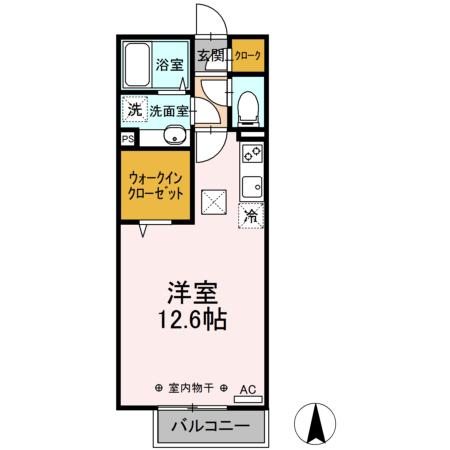 ラルーチェVの間取り