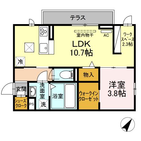 オッツいなりの間取り