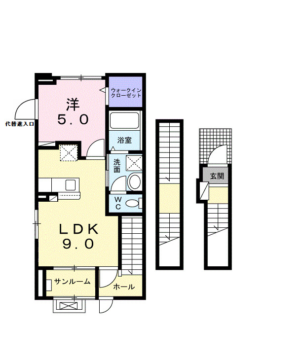 アーバン グランデの間取り