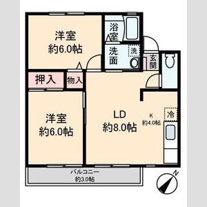 VILLA生原 Ⅰの間取り