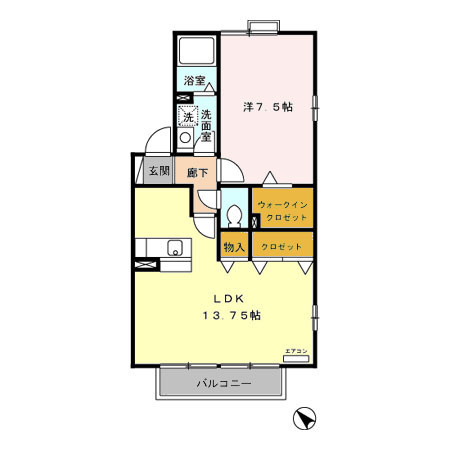 Bell Villageの間取り