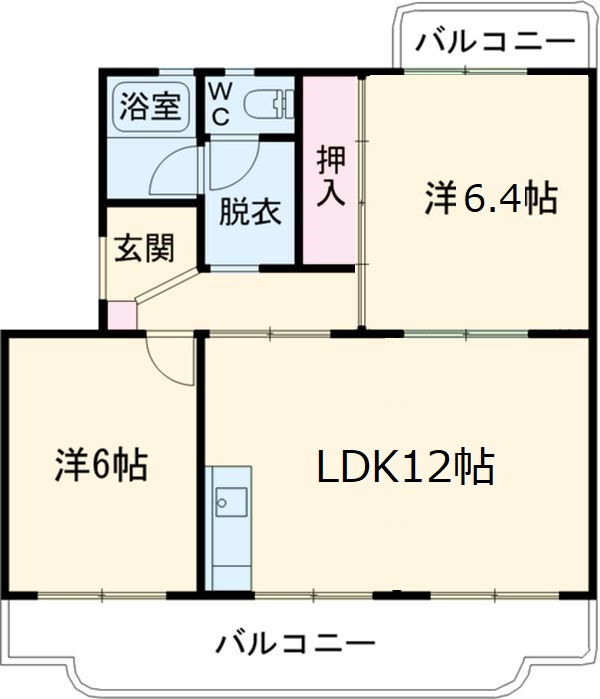 ハイフォレストの間取り