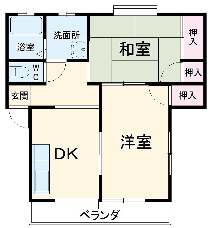 プチソフィアKAMOの間取り