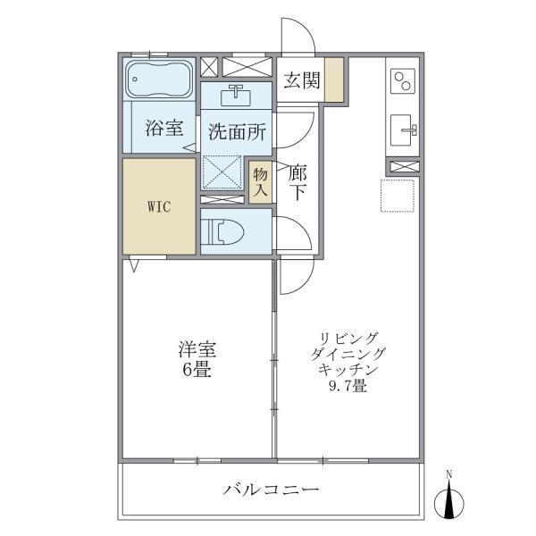 シエルルージュ松戸の間取り
