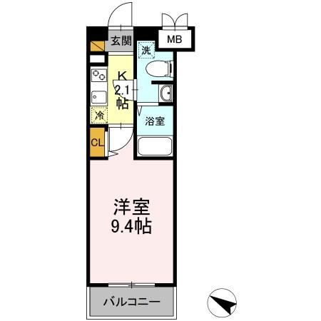 アーバンシャトー千葉中央の間取り