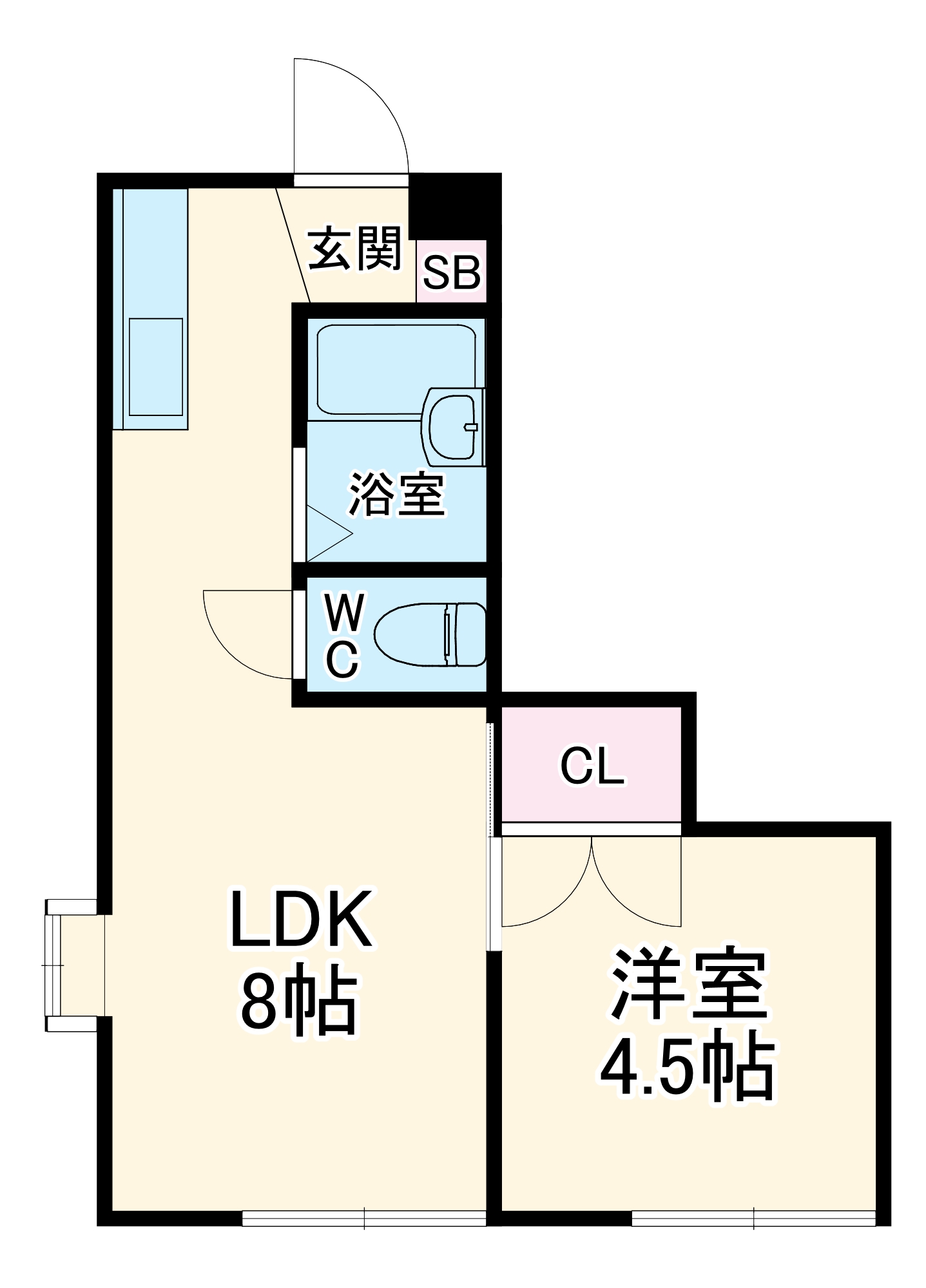 ヒルズスクエアⅠの間取り