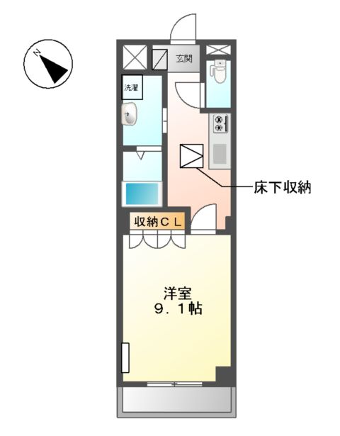 グリーングラス弐番館の間取り