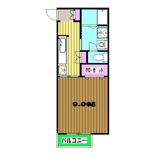 ハイツ寿の間取り