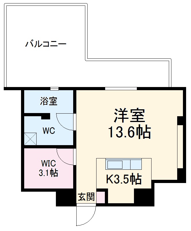 HATAYAアパートメントの間取り