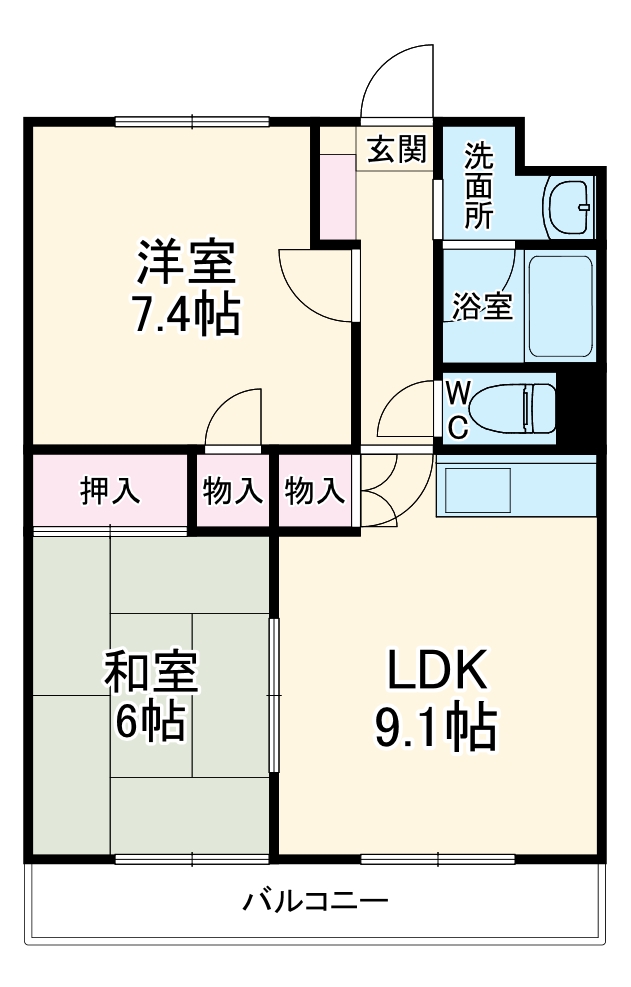 エスペランサの間取り