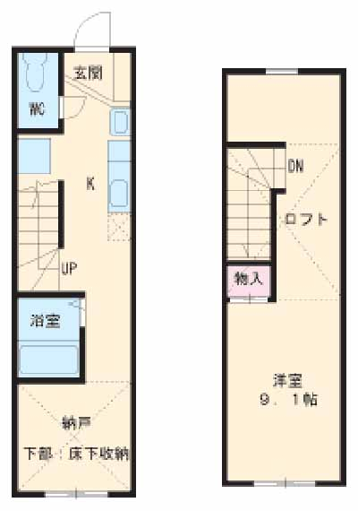 CARO GENTEの間取り