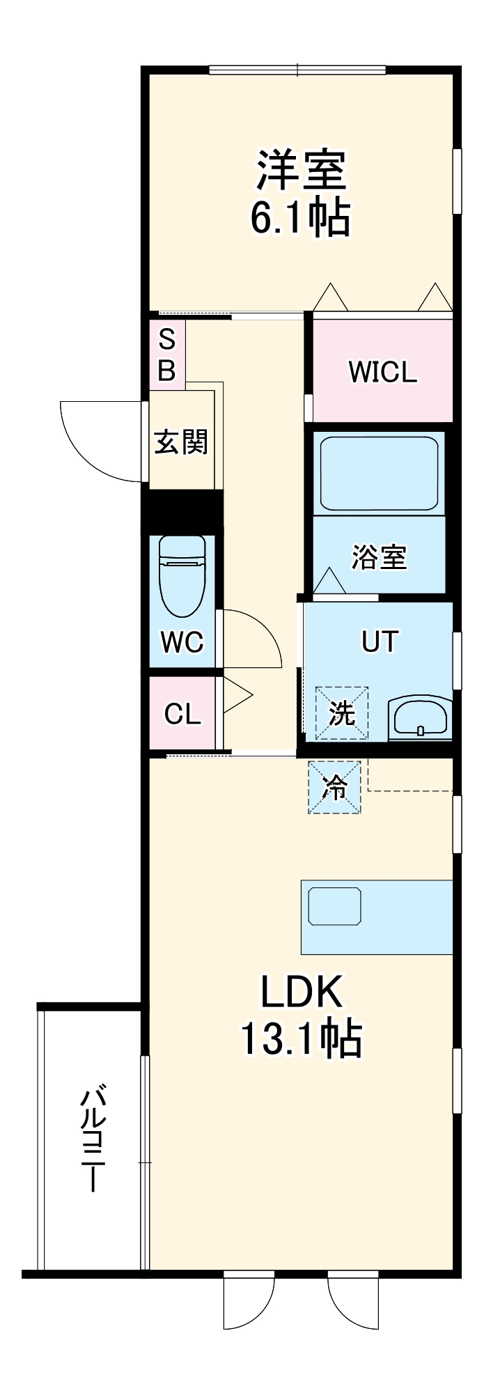 ベリアス アルタの間取り