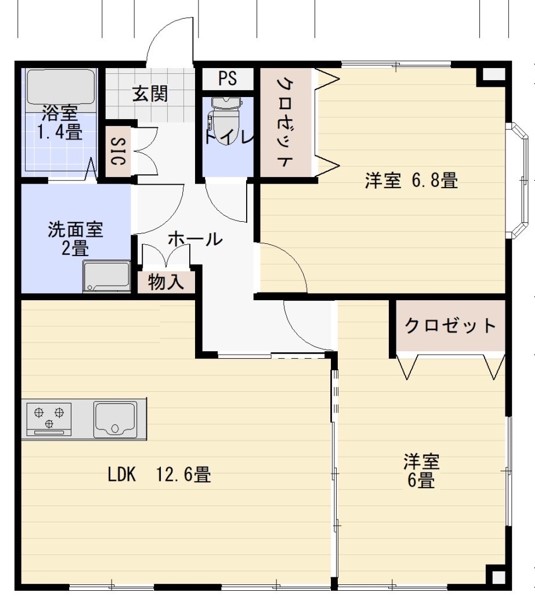 グランレーブの間取り