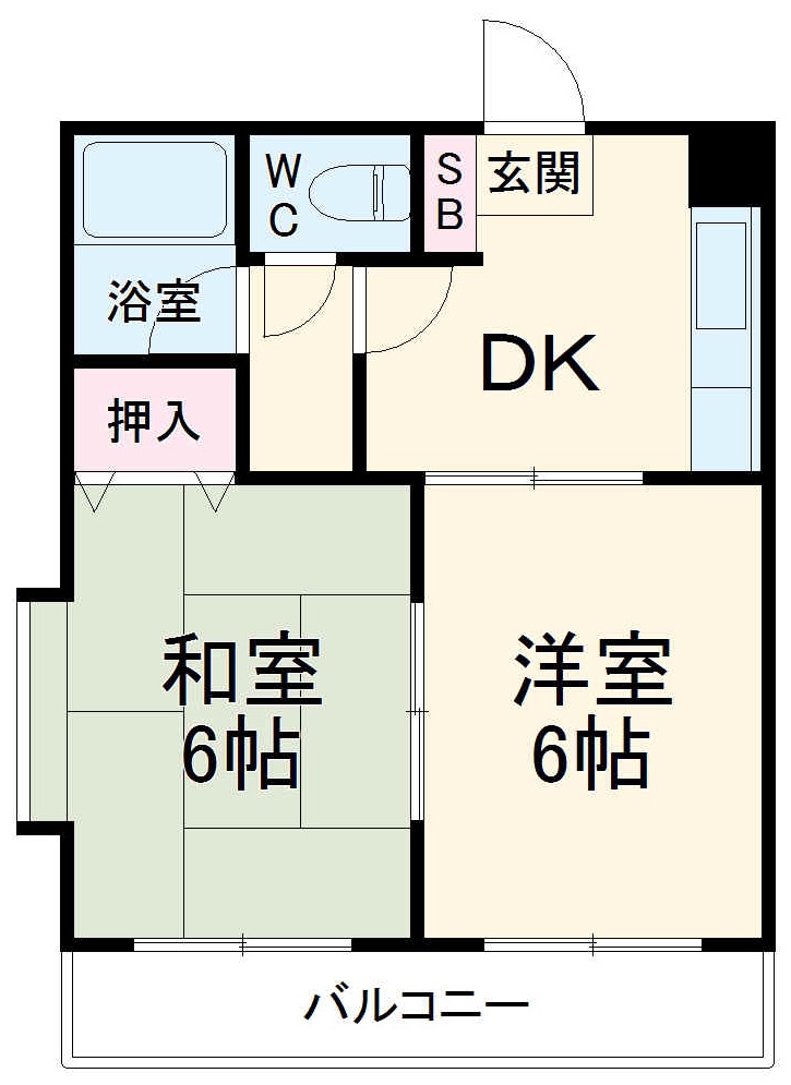 コスモタウン淵野辺の間取り