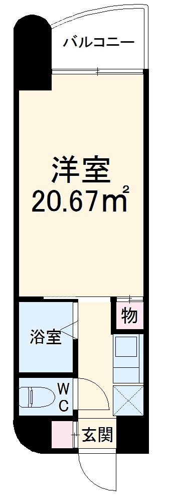 シーズンコート尾張瀬戸・5A号室の間取り