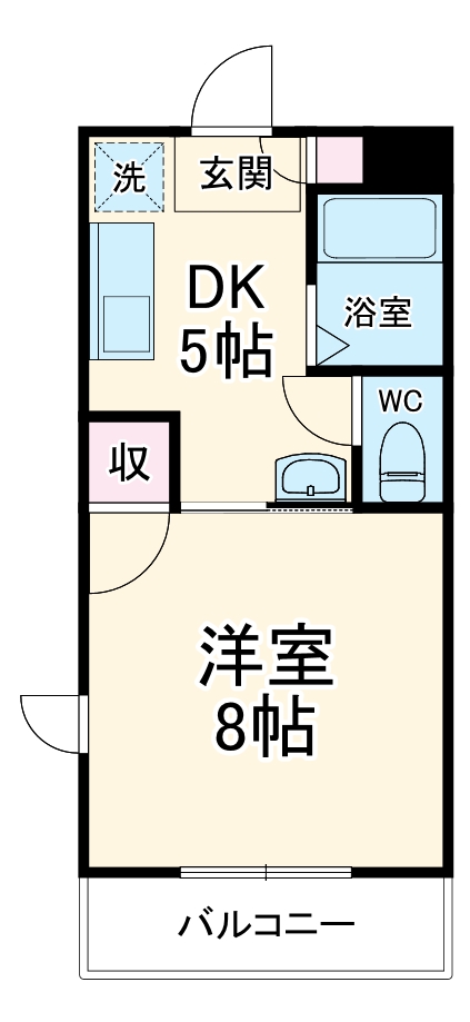 メルヴェーユAの間取り