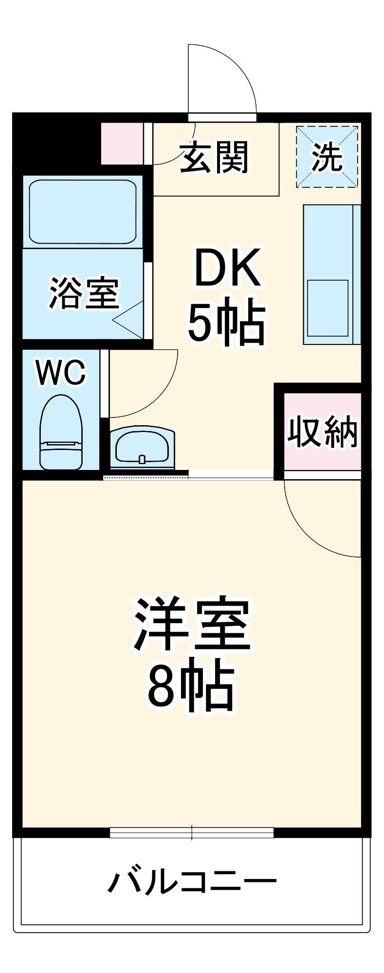 メルヴェーユＢの間取り