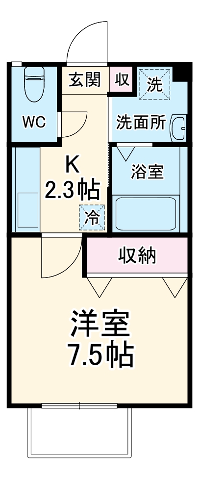 セレーナ上本郷B棟の間取り