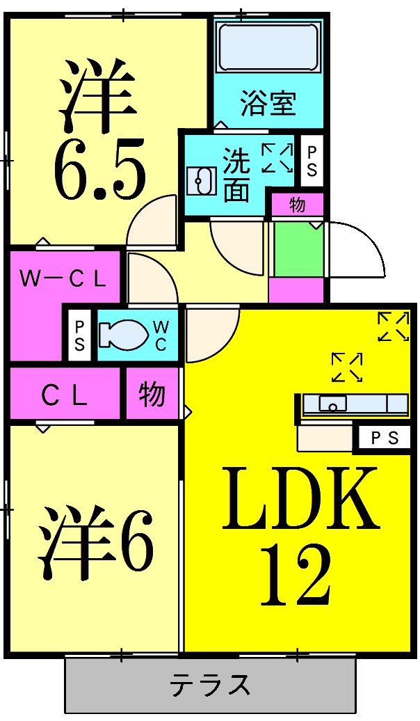 アプリシエイトの間取り