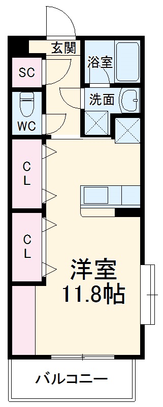 ロゼック大高の間取り