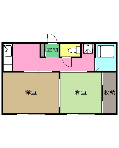 グリーンドミールの間取り