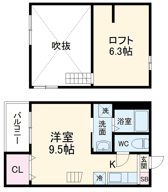 ソレイユの間取り