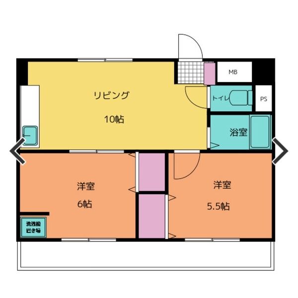 リベルナ三郷の間取り