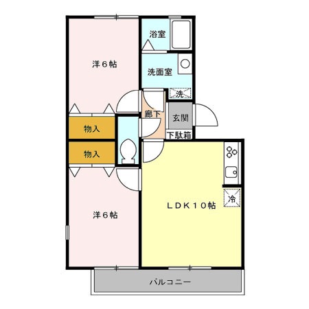 ハイカムールＴＡＫＡＴＯの間取り