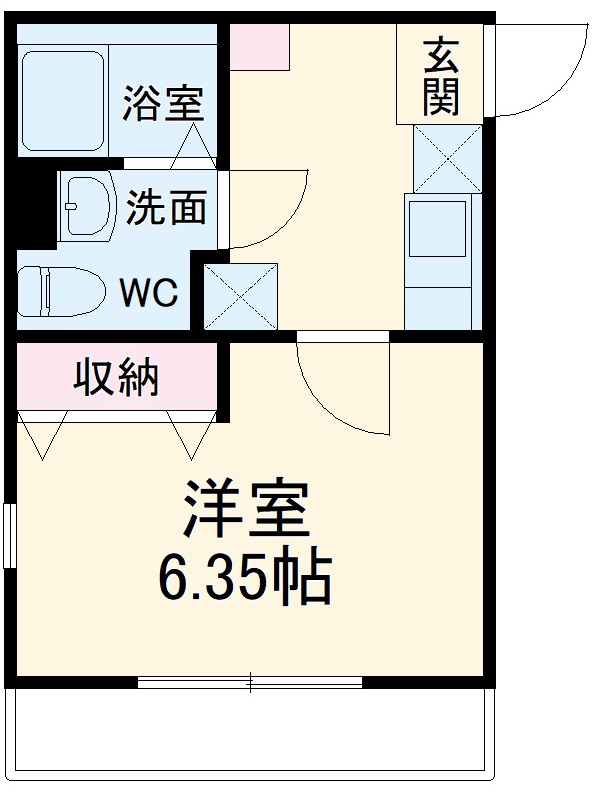 モダンパルク石川町の間取り