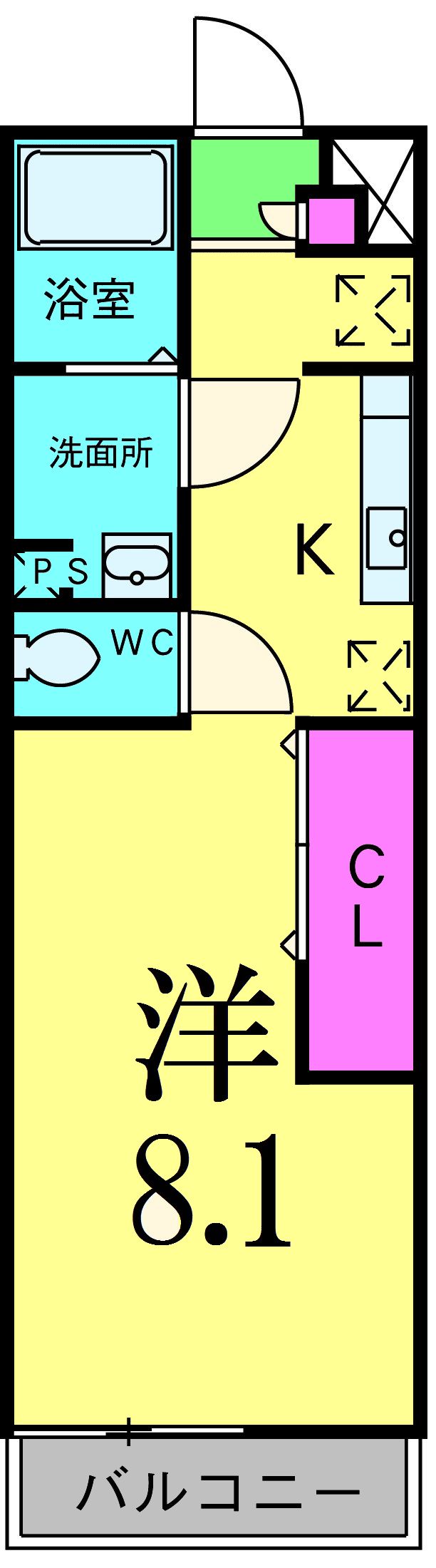 リブリ・二十世紀が丘の間取り
