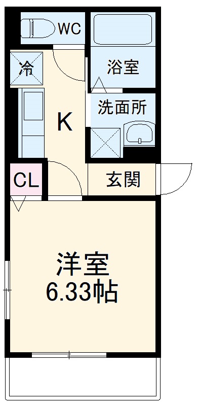Living岡崎駅前の間取り