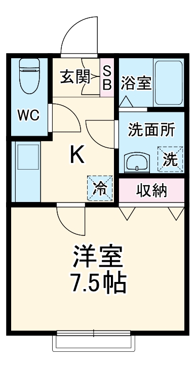ハイツ・ストーリアの間取り