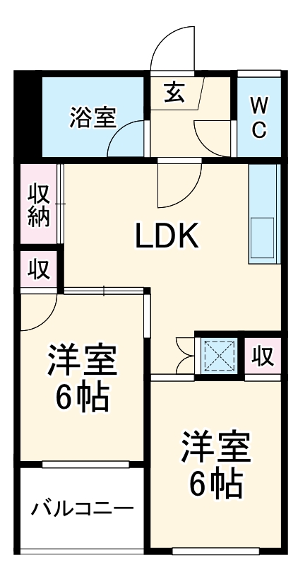 新宿ビルの間取り