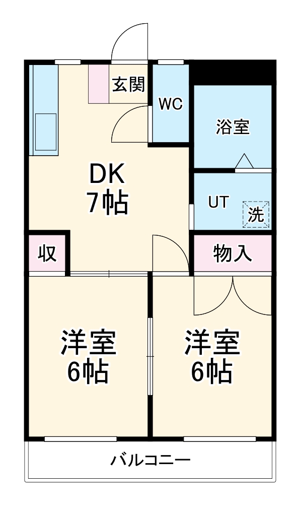 パインリーフ長森本町の間取り