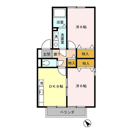 ウインドワードガーデンズ Bの間取り