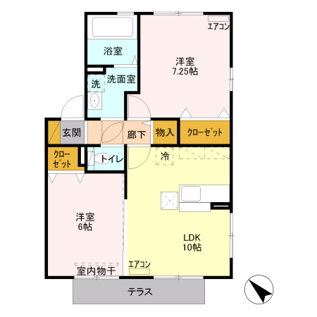 オークの間取り
