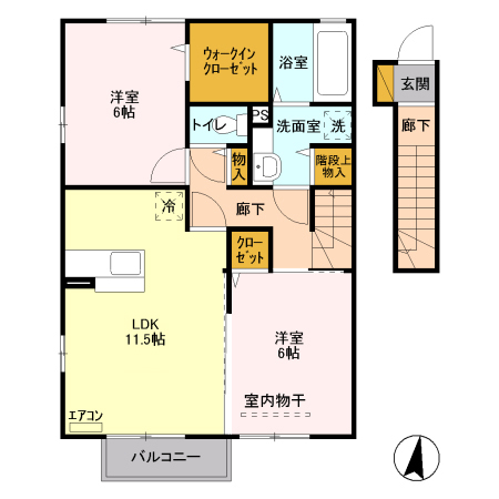 ウィステリアの間取り