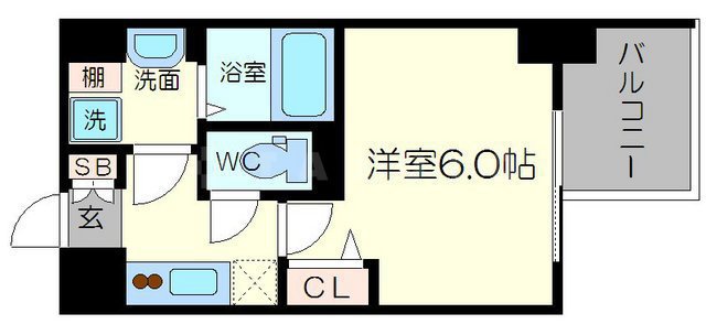 エスリード新大阪グランファーストの間取り