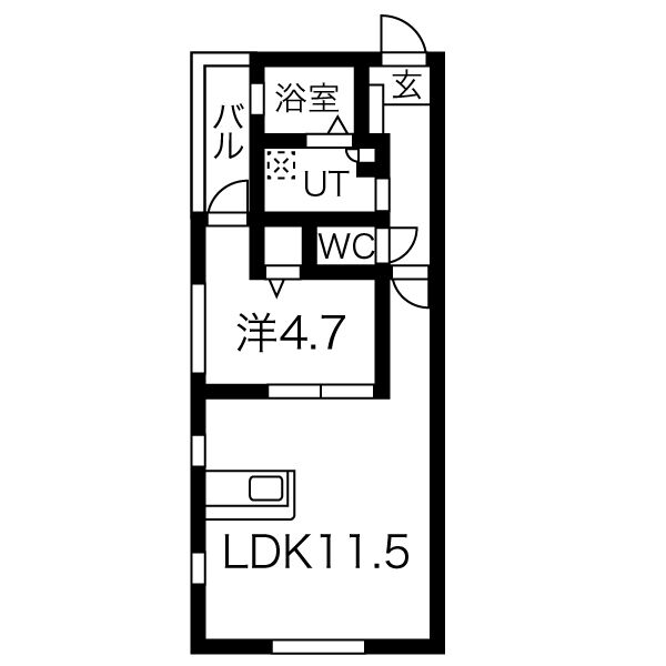 DEVELD中郷の間取り