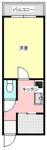 コーポ船木の間取り