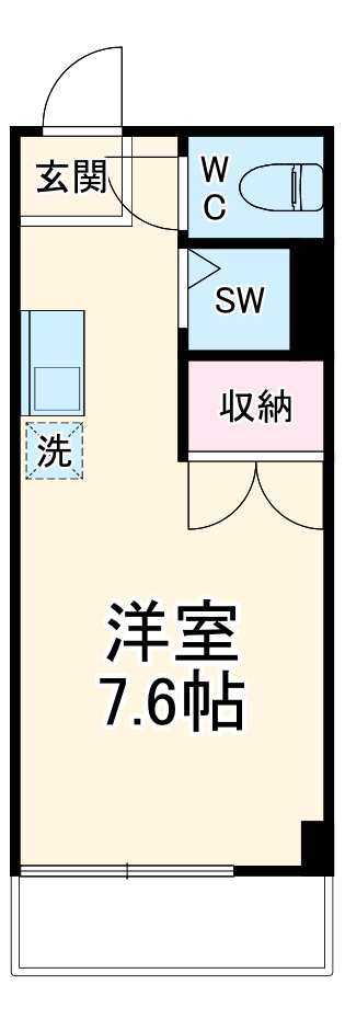 小手指シティハイツの間取り